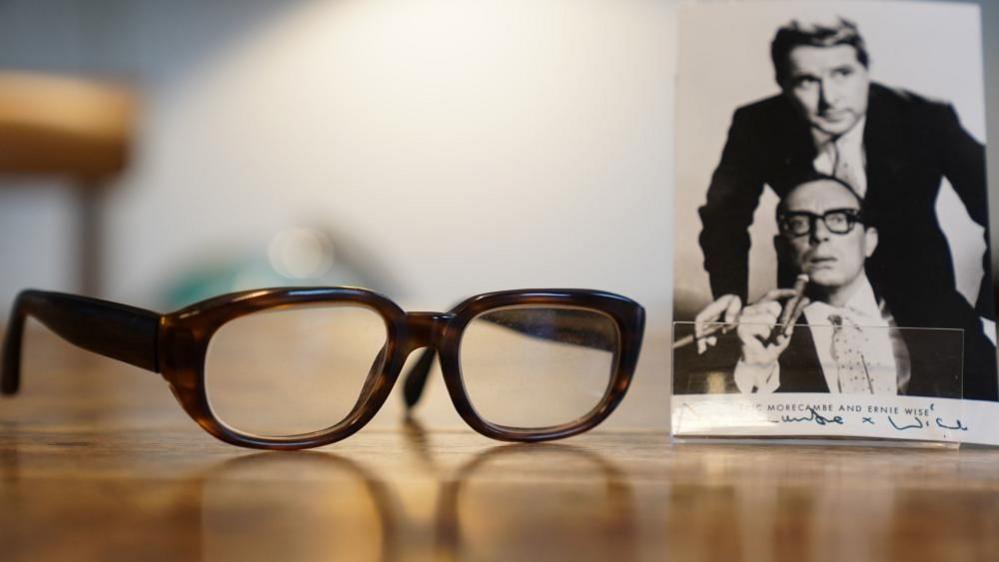 Eric Morecambe's distinctive glasses