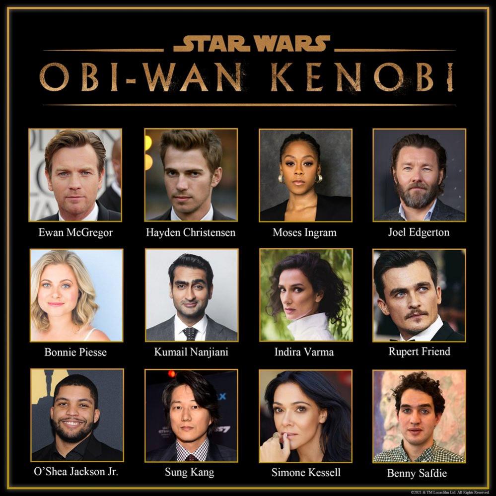 Obi-Wan Kenobi cast.