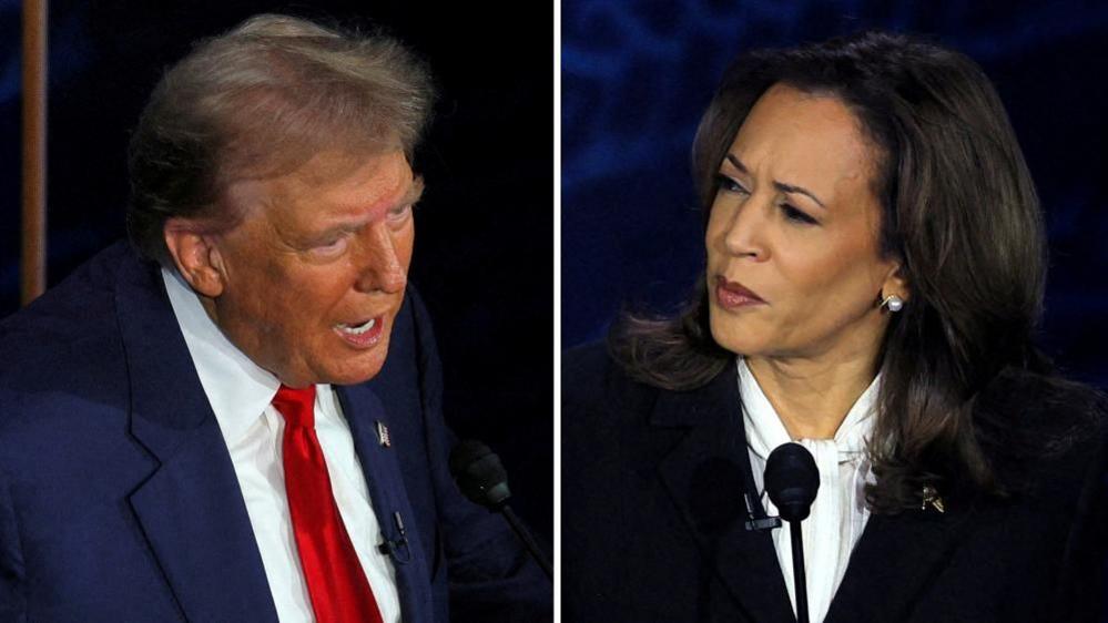 Donald Trump and Kamala Harris. Photo: September 2024