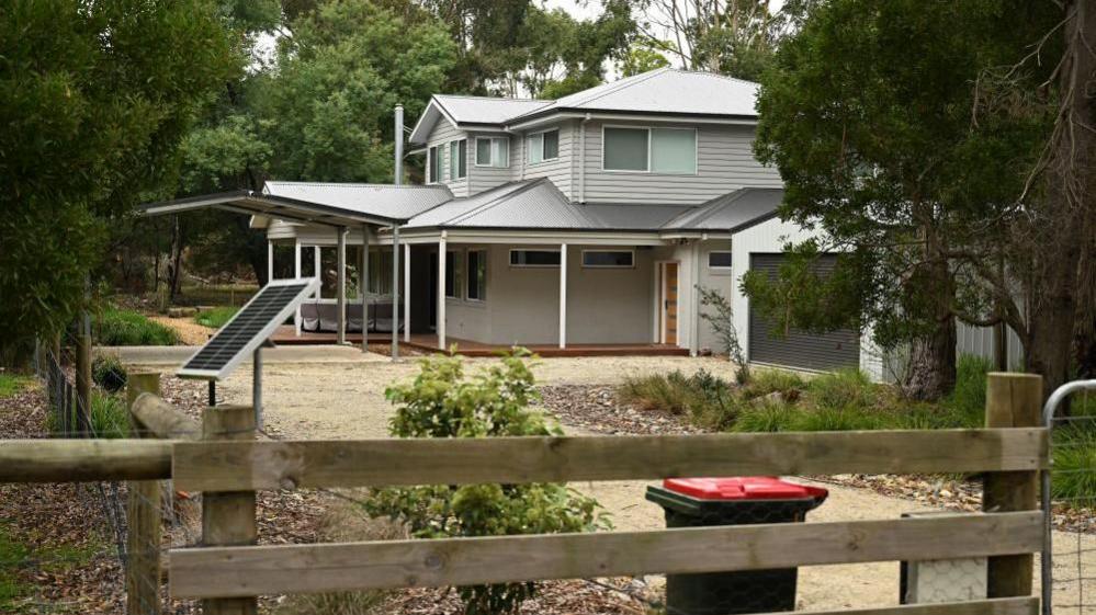 An exterior view of the Leongatha home where Erin Patterson hosted a fatal lunch