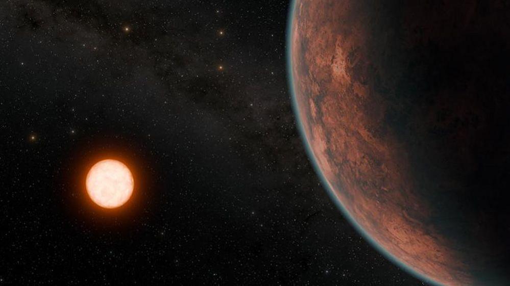 gliese 12b artist impression, planet