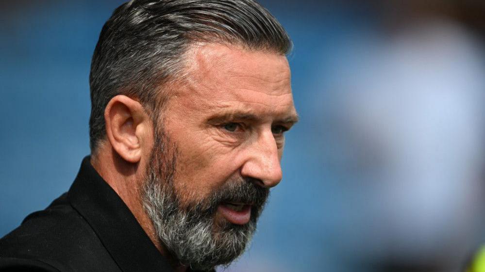 Kilmarnock manager Derek McInnes during a William Hill Premiership match between Kilmarnock and Dundee at the BBSP Stadium Rugby Park