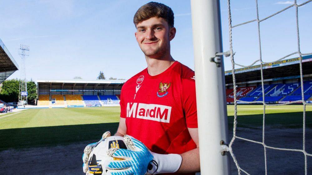 St Johnstone goalkeeper Toby Steward