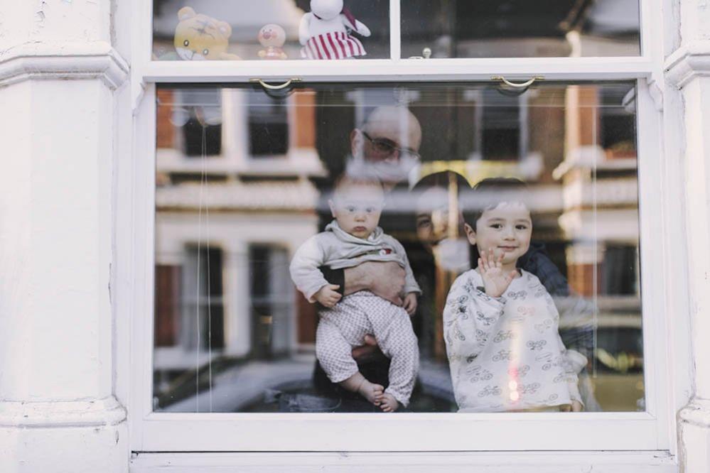 Jonathan, baby Sara Haru and Theo