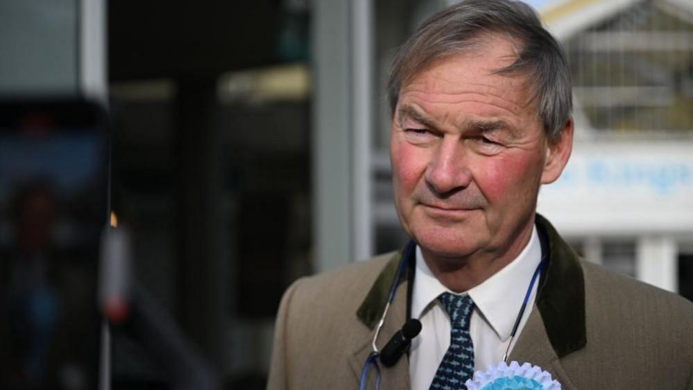 Rupert Lowe pictured with the background in soft focus