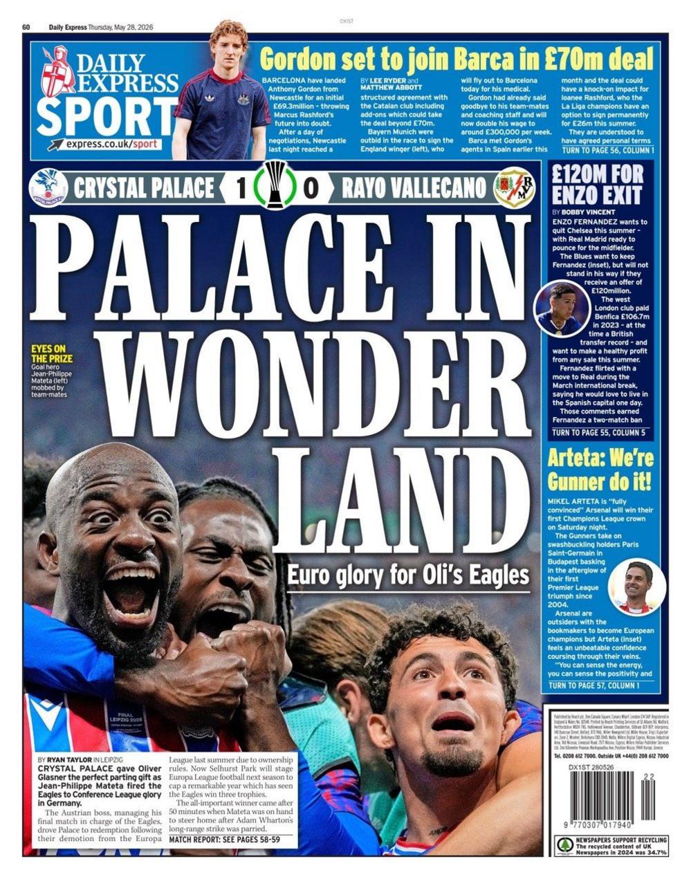 Express back page