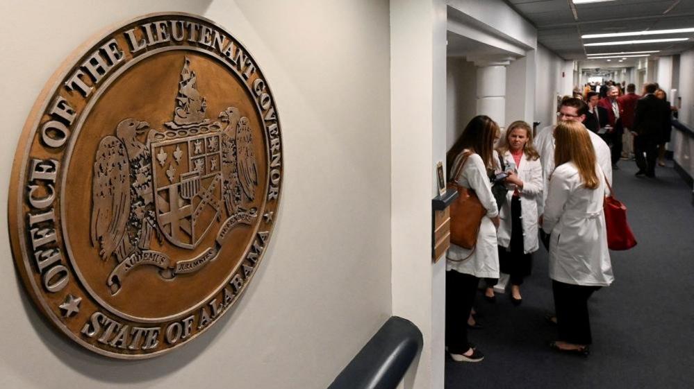 Supporters of legislation safeguarding in vitro fertilization (IVF) treatments hold a rally at the Alabama State House in Montgomery, Alabama, U.S. February 28, 2024.