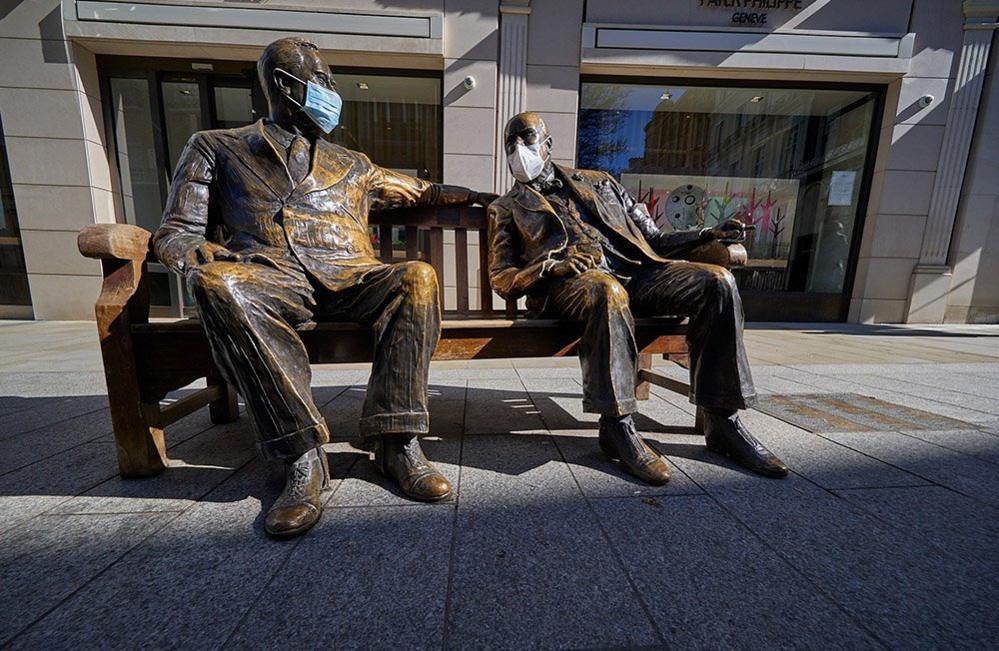 Churchill and Roosevelt statue