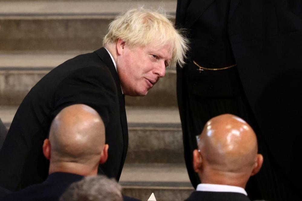 Former British Prime Minister Boris Johnson