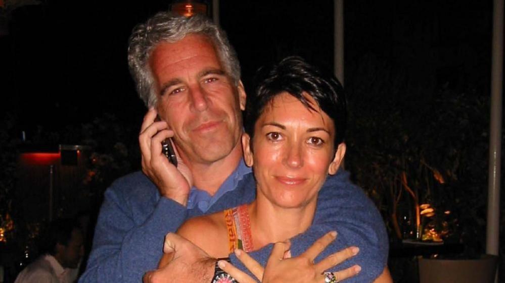 Undated handout file photo issued by US Department of Justice of Ghislaine Maxwell with Jeffrey Epstein