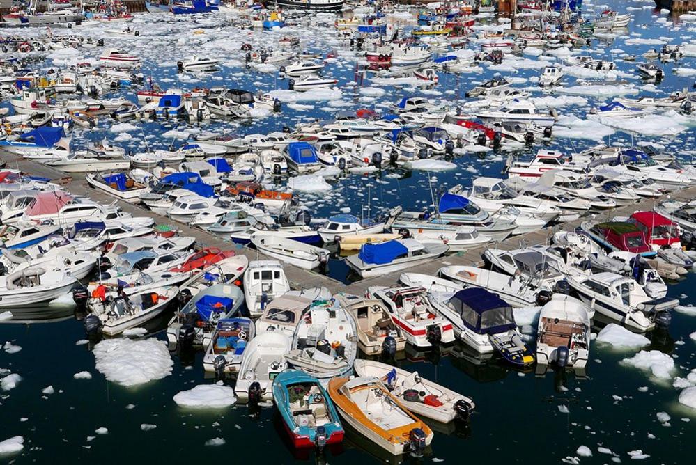 Boats and ice