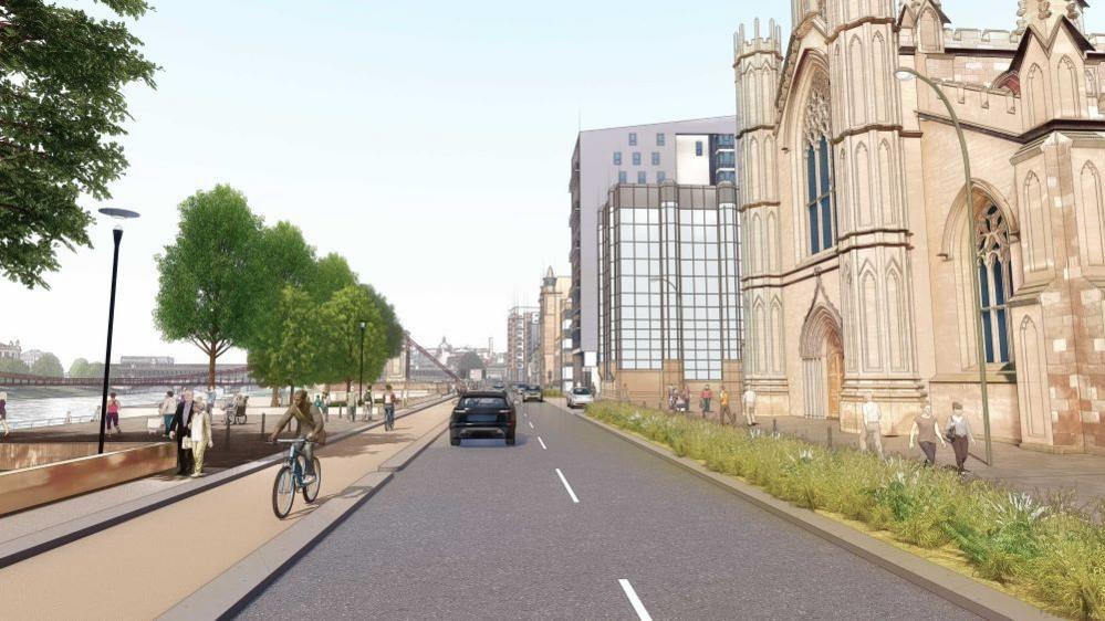 Artist's impression of Clyde Street