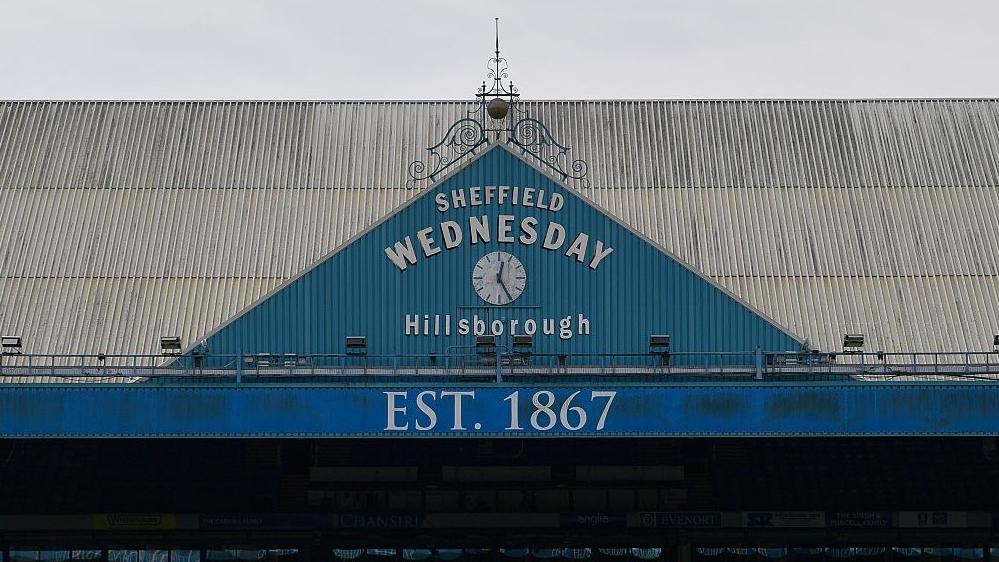 A view of the stand at Hillsborough Stadium