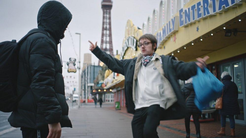 Anthony and Luke in Blackpool