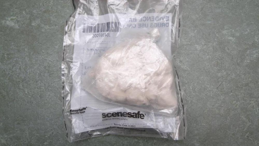 Seized cocaine