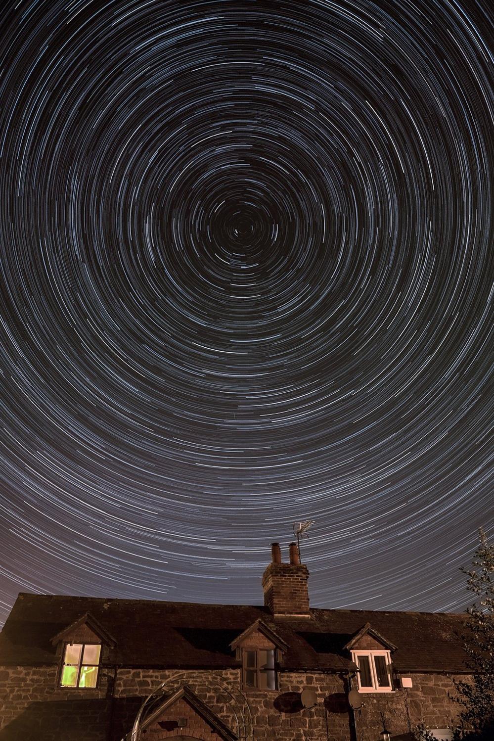 Star trail over Shropshire