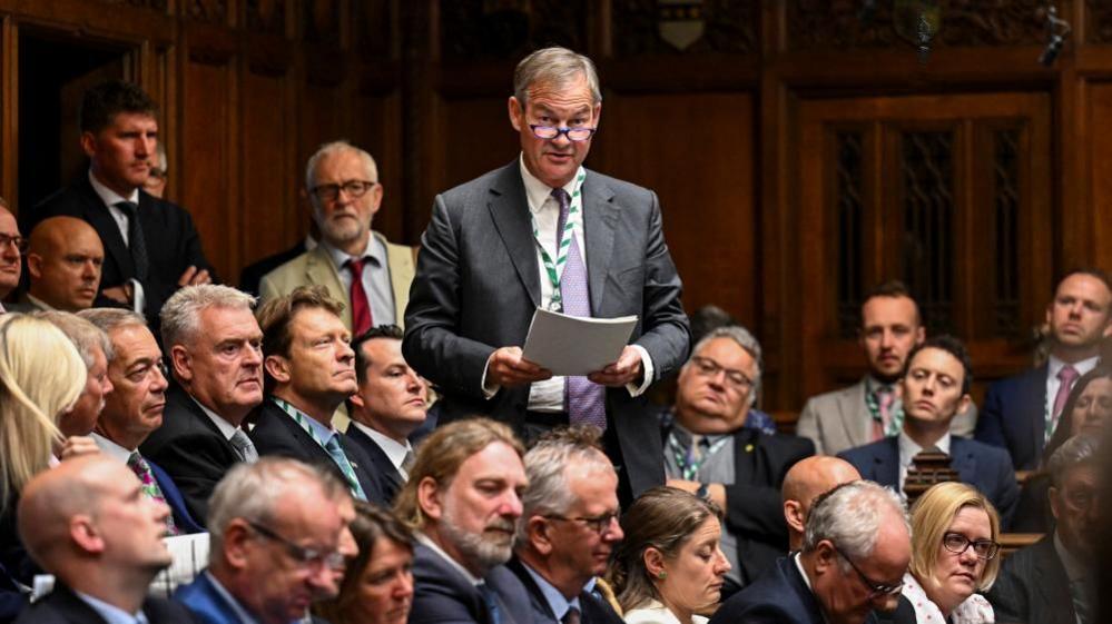 Rupert Lowe asking a question at Prime Minister's Questions