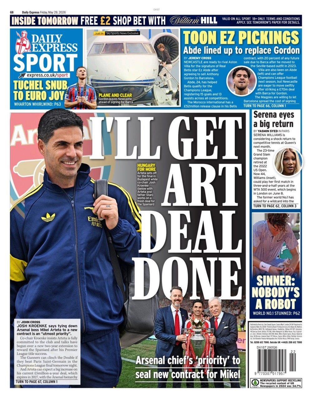 Express back page
