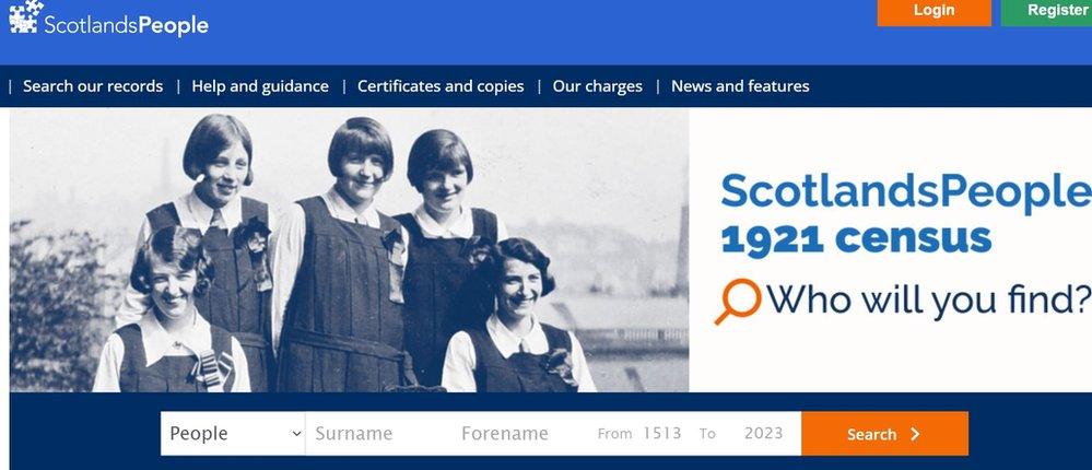 Scotland's people website