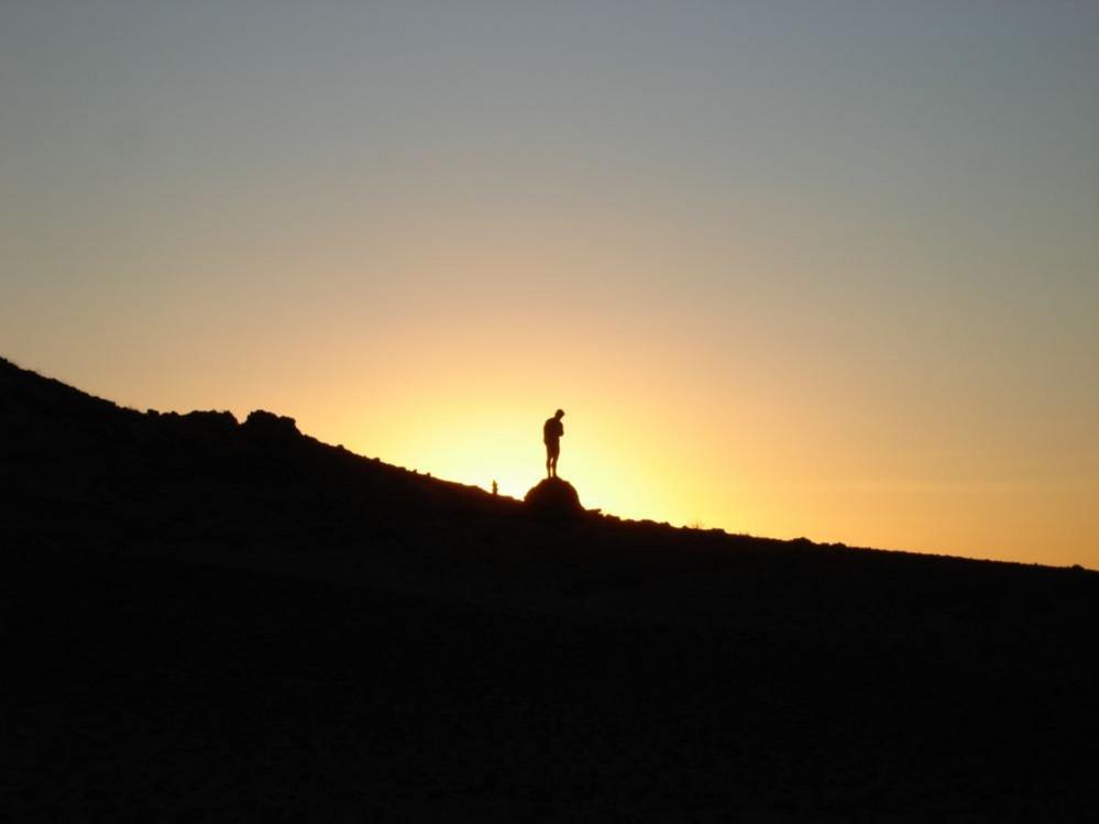 Sunset on the Sahara