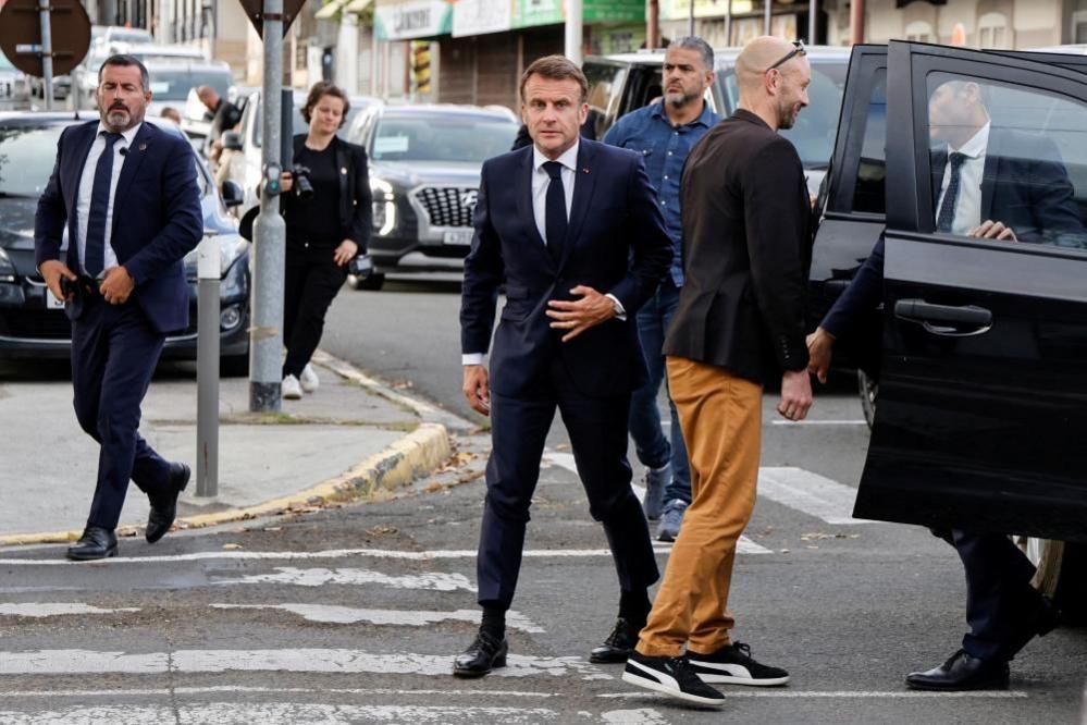 macron in Noumea