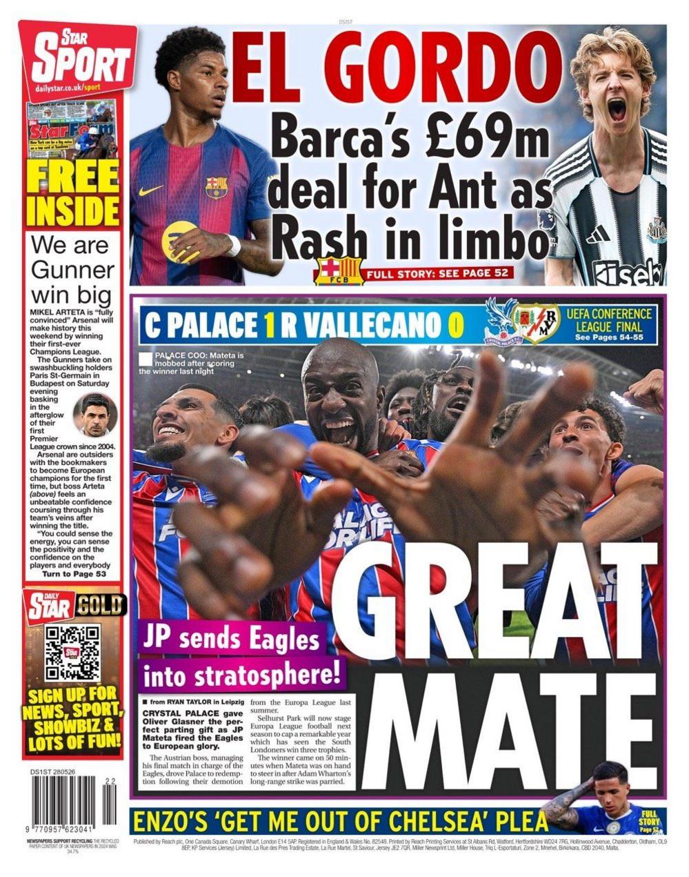 Star back page