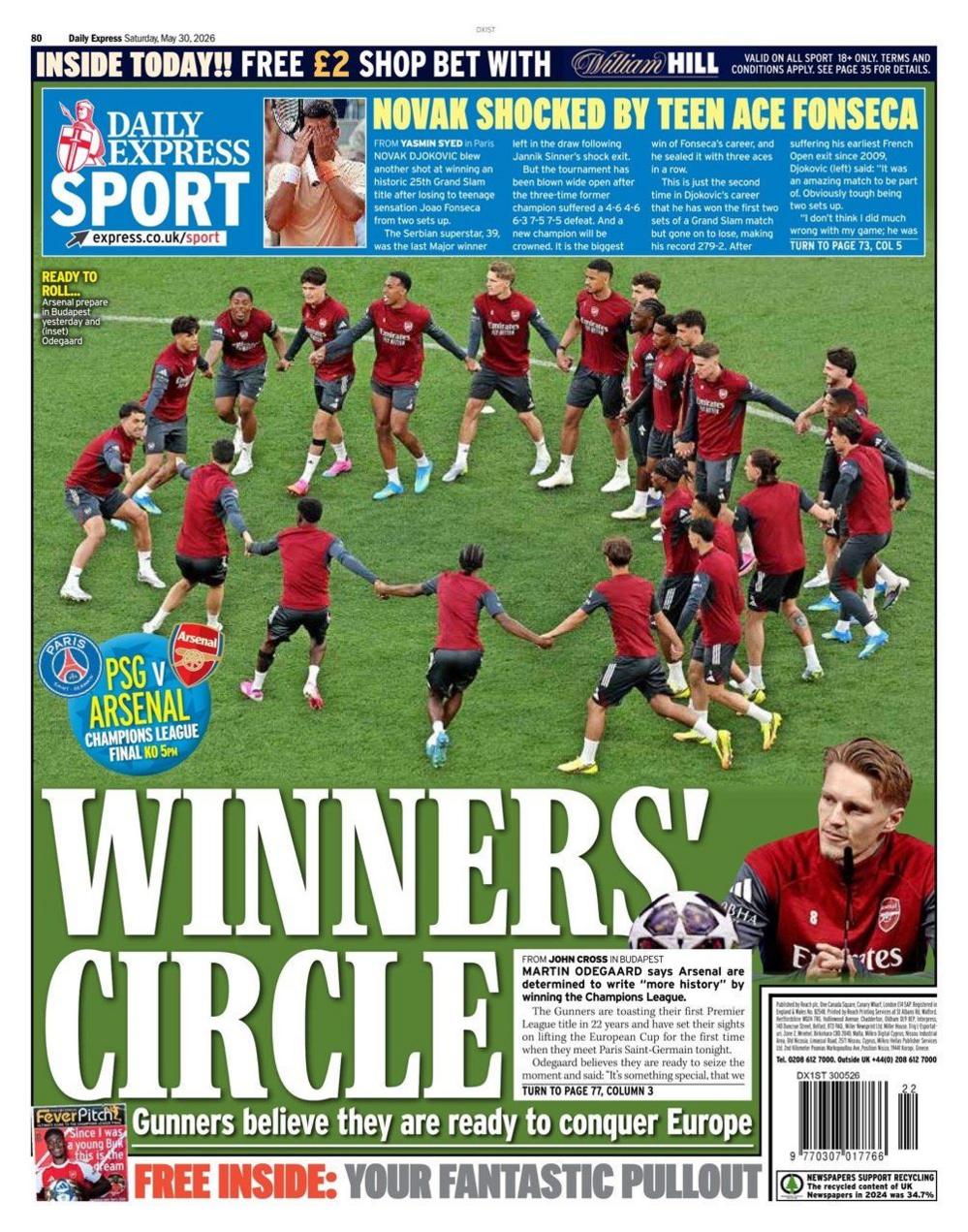Express sports section