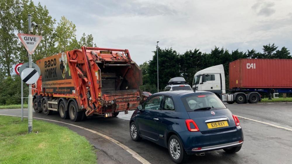 A junction of the A17