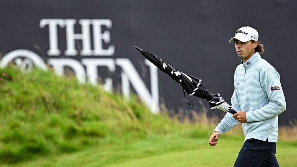 Jacob Skov Olesen during nan Open Championship 