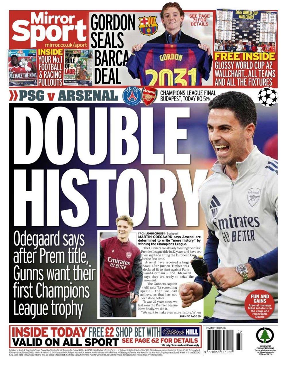 Mirror back page