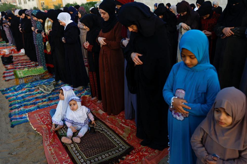 Prayers in the Gaza Strip