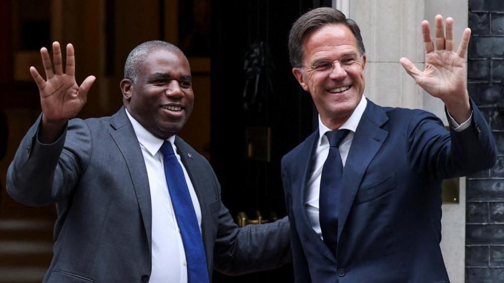 David Lammy and Mark Rutte