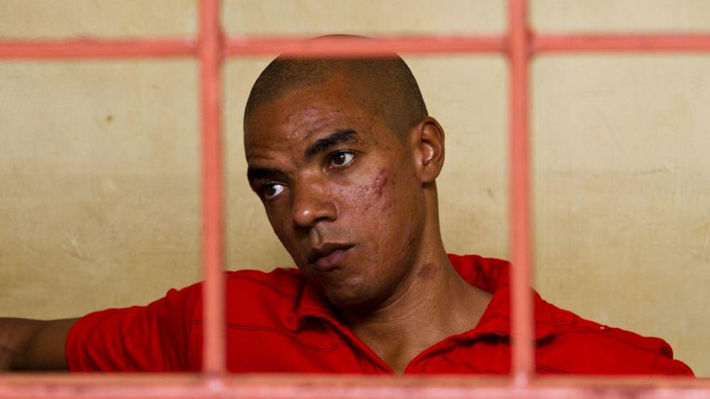 Briton Jermaine Grant appears in the Shanzu Law Court in the city of Mombasa on February 17, 2014. 