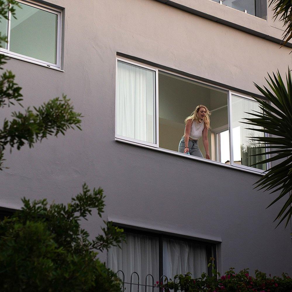 A woman at the window