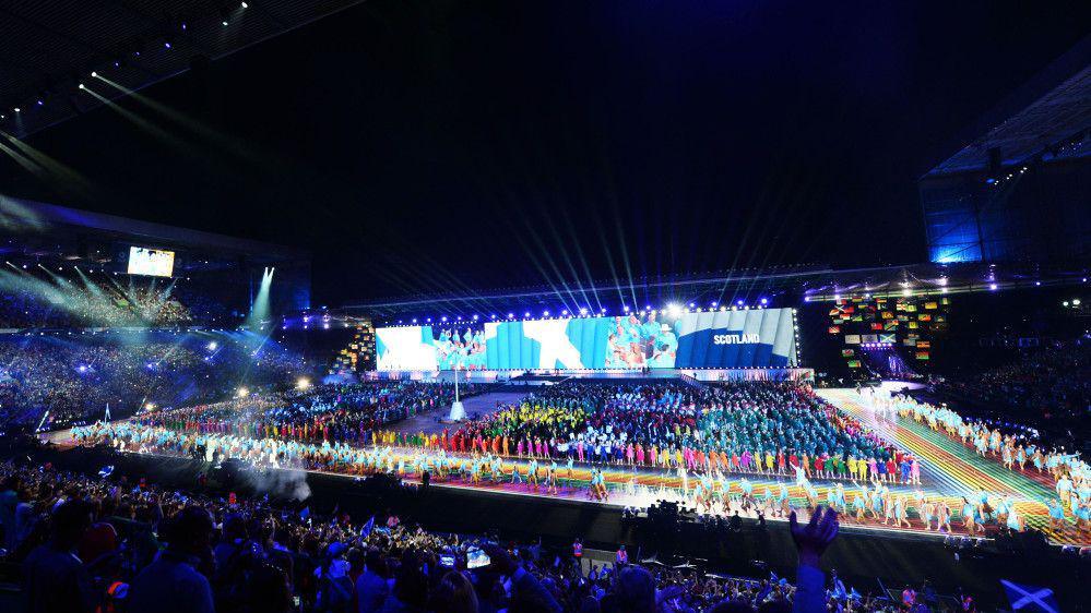 The opening ceremony of the 2014 Commonwealth Games