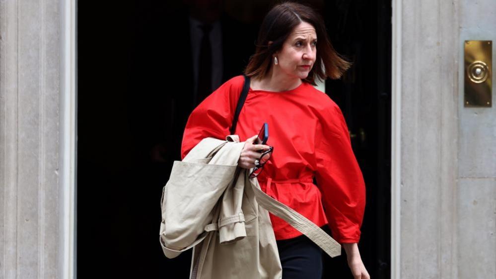 Liz Kendall leaves a cabinet meeting at Downing Street