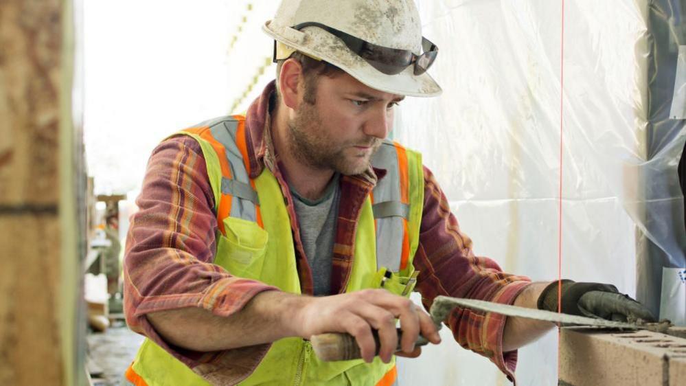 A bricklayer