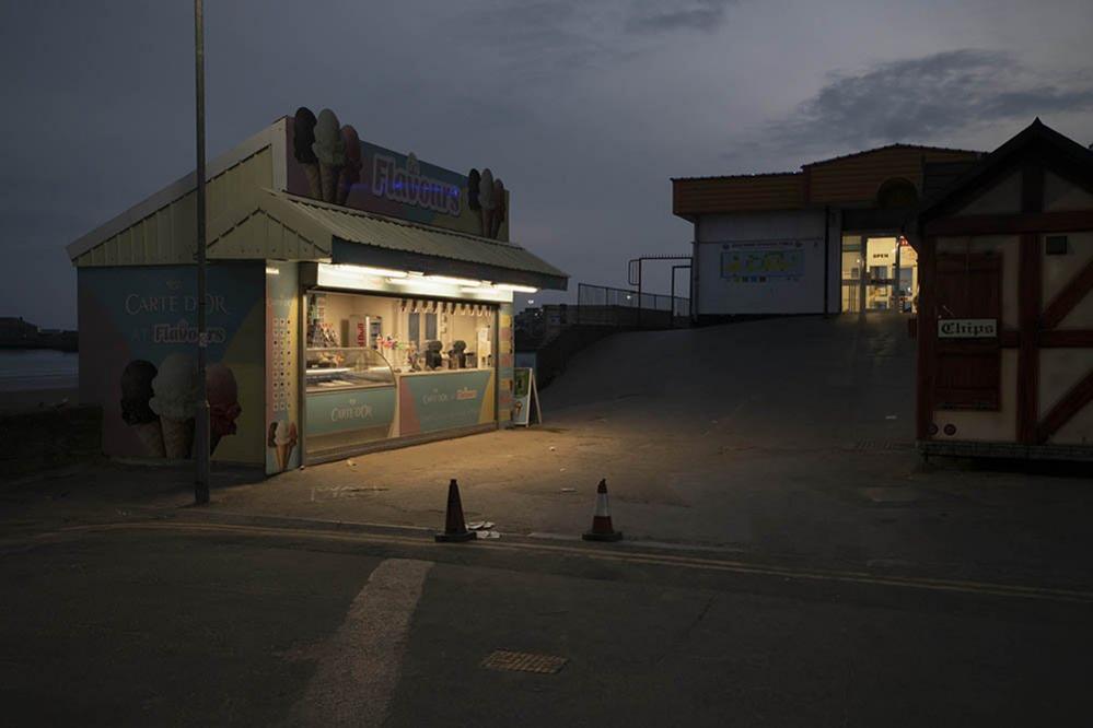 Porthcawl at dusk