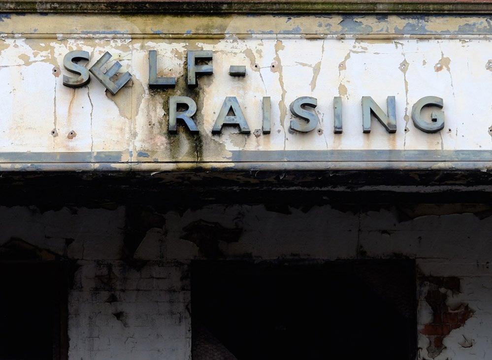 Self Raising sign