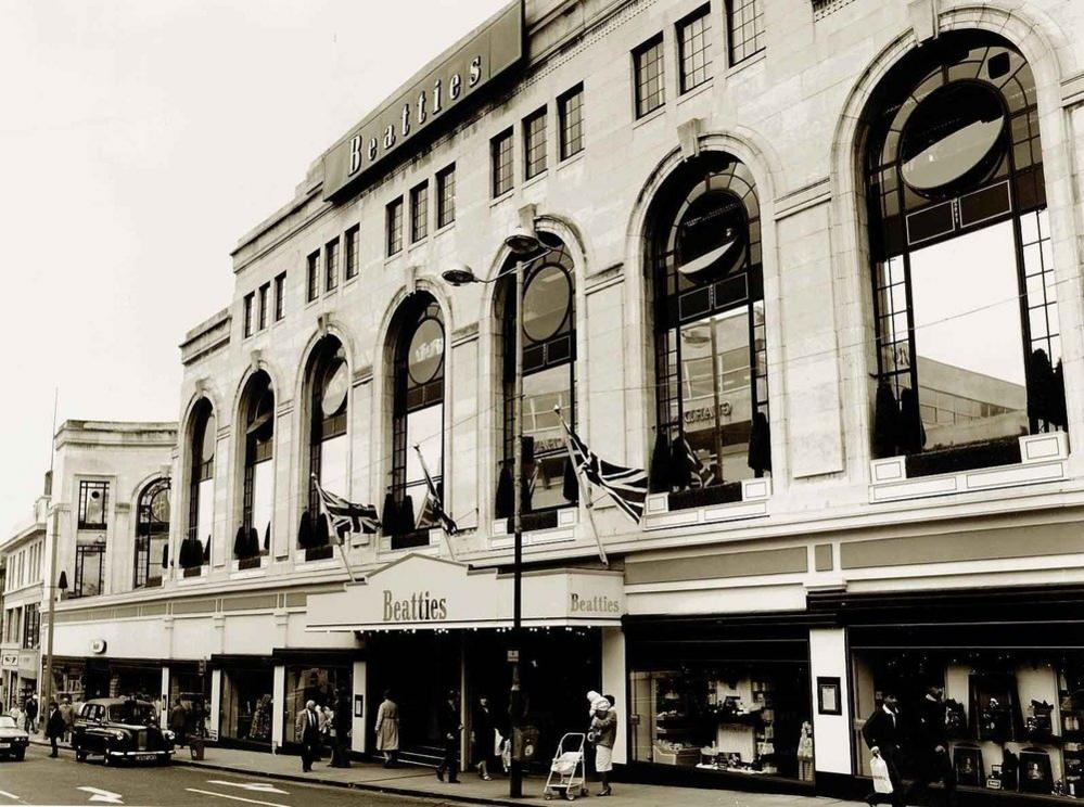 Beatties in Wolverhampton in the 1970s