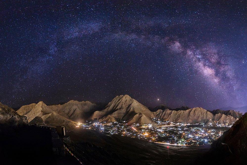 Ladakh at night