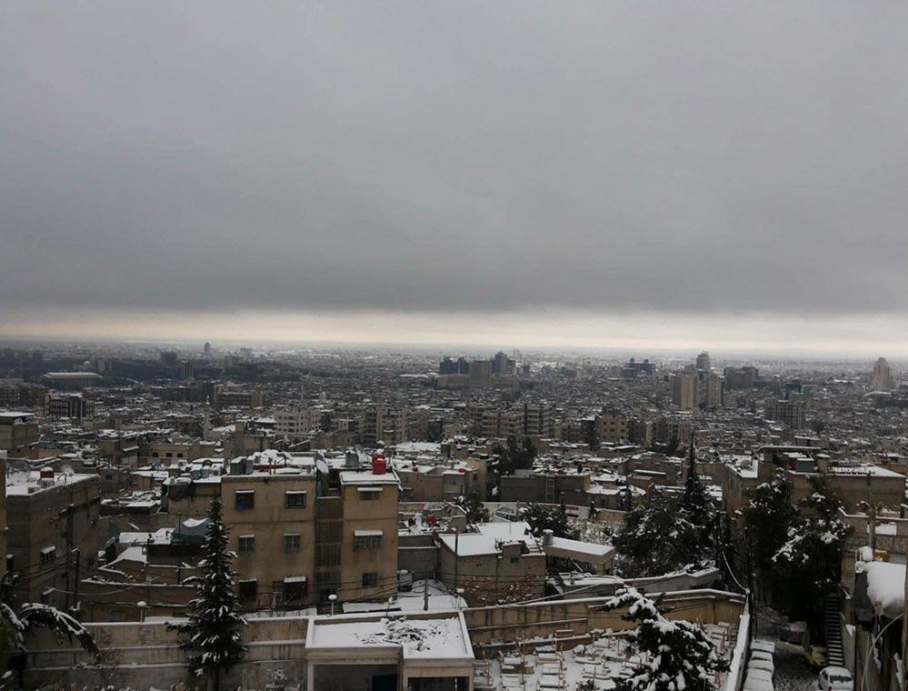 View from Nisreen's home in Syria