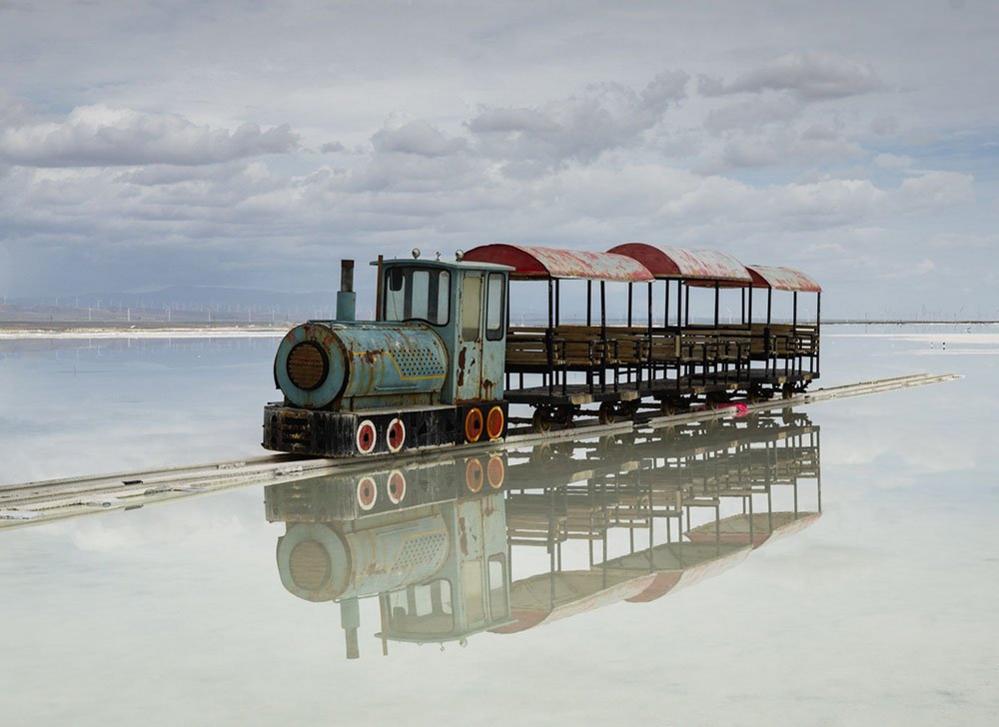 An old rusty train