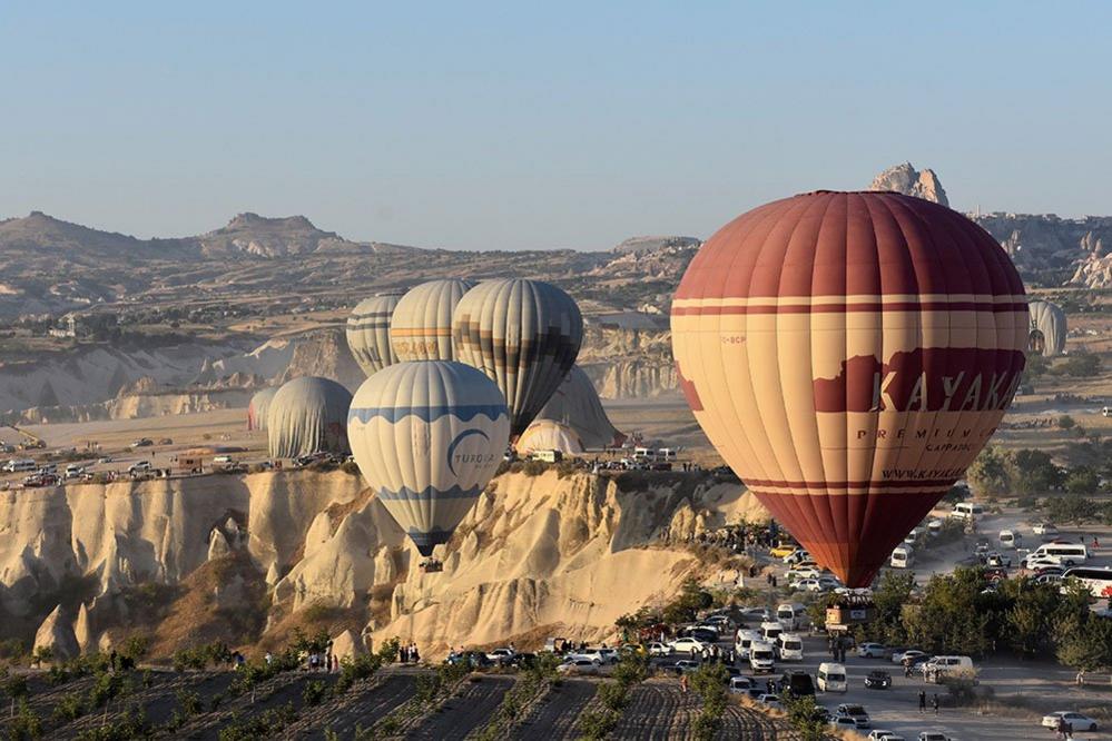 Balloon in flight