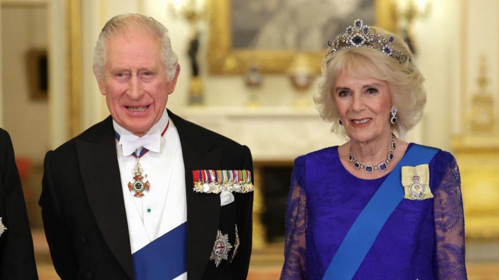 File image of King Charles III and Queen Camilla