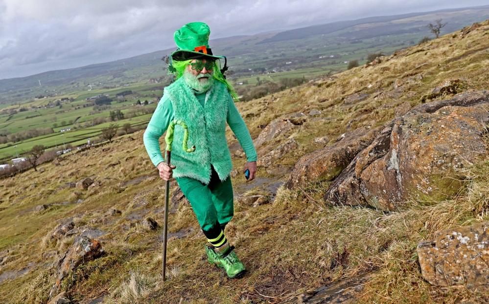 St patricks day slemish mountain