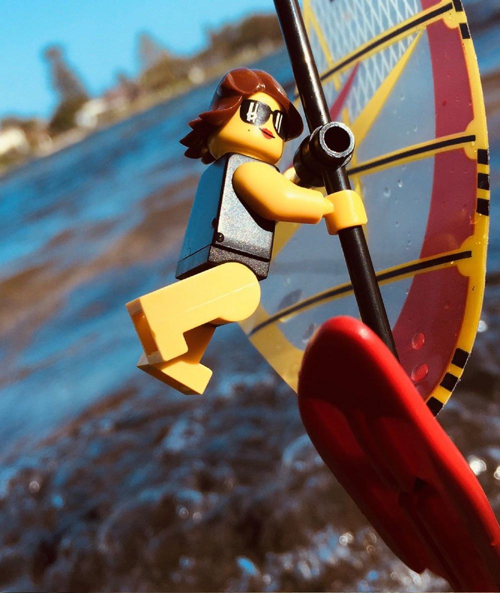 Lego surfer