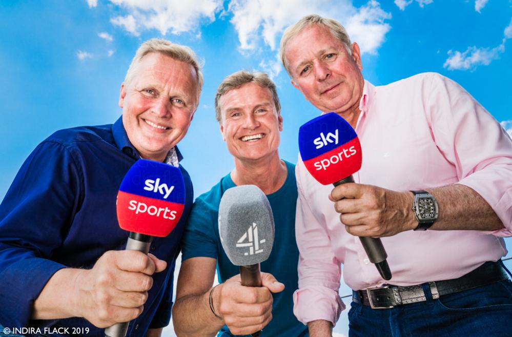 Johnny Herbert, David Coulthard and Martin Brundle