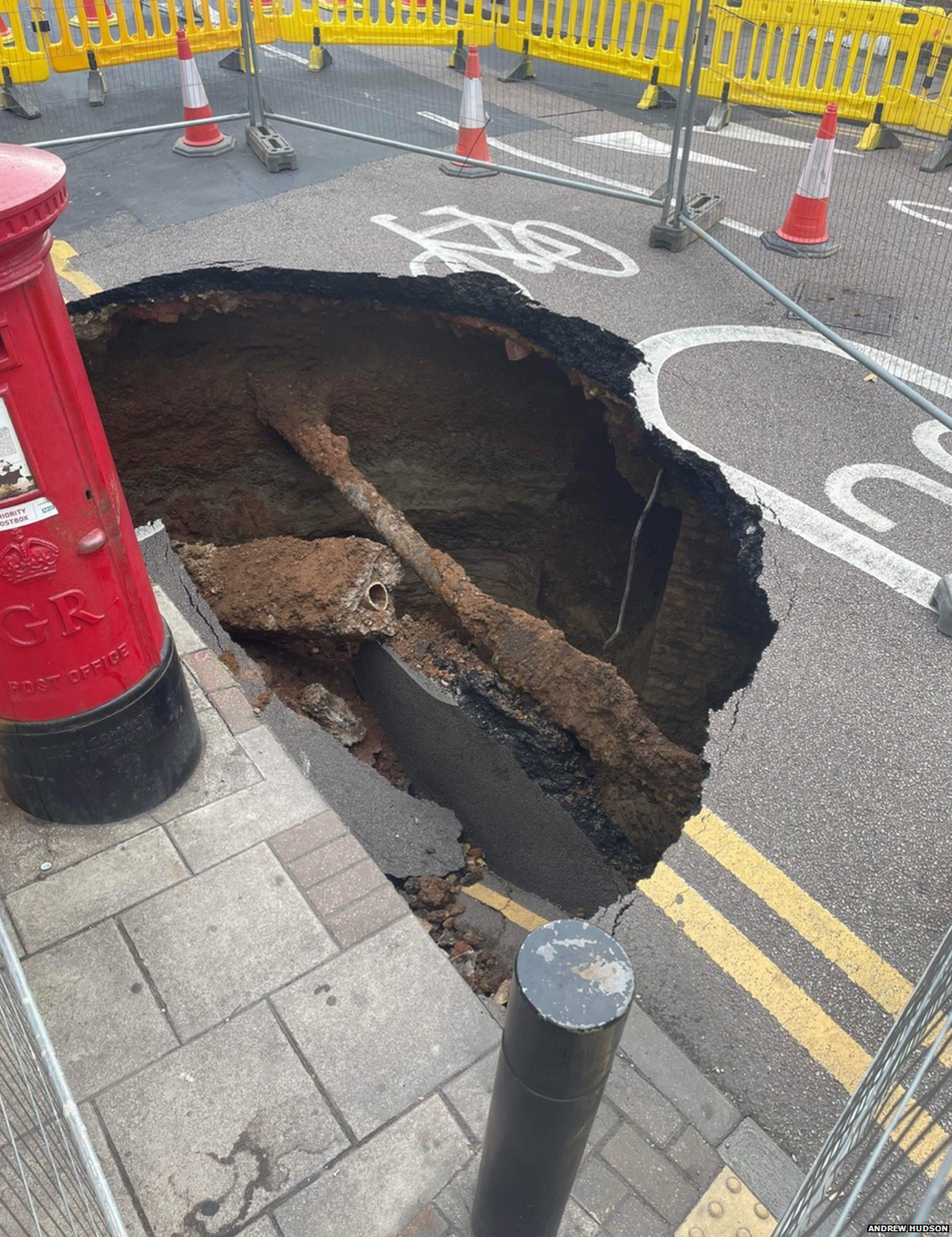 Sinkhole in London