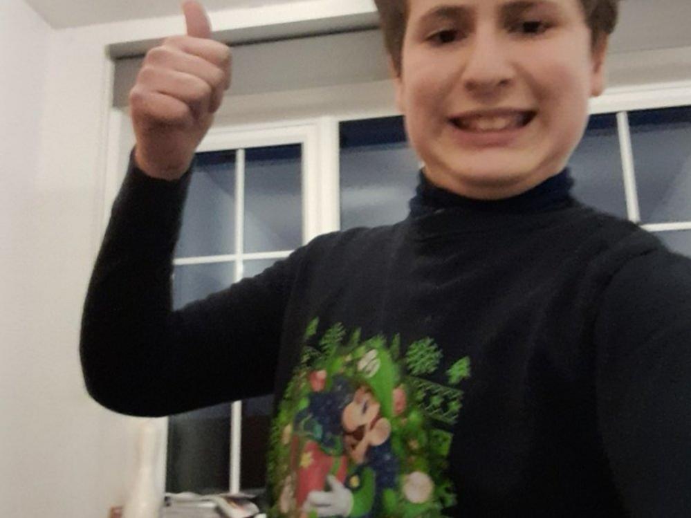 Luigi christmas jumper